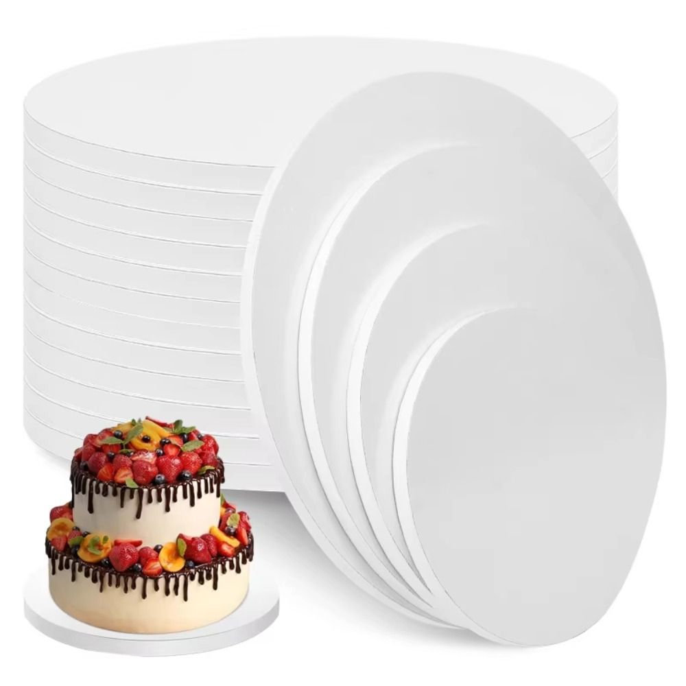 Cake Board Round - Safe 6/8/10/12/14in Cake Board Base Round