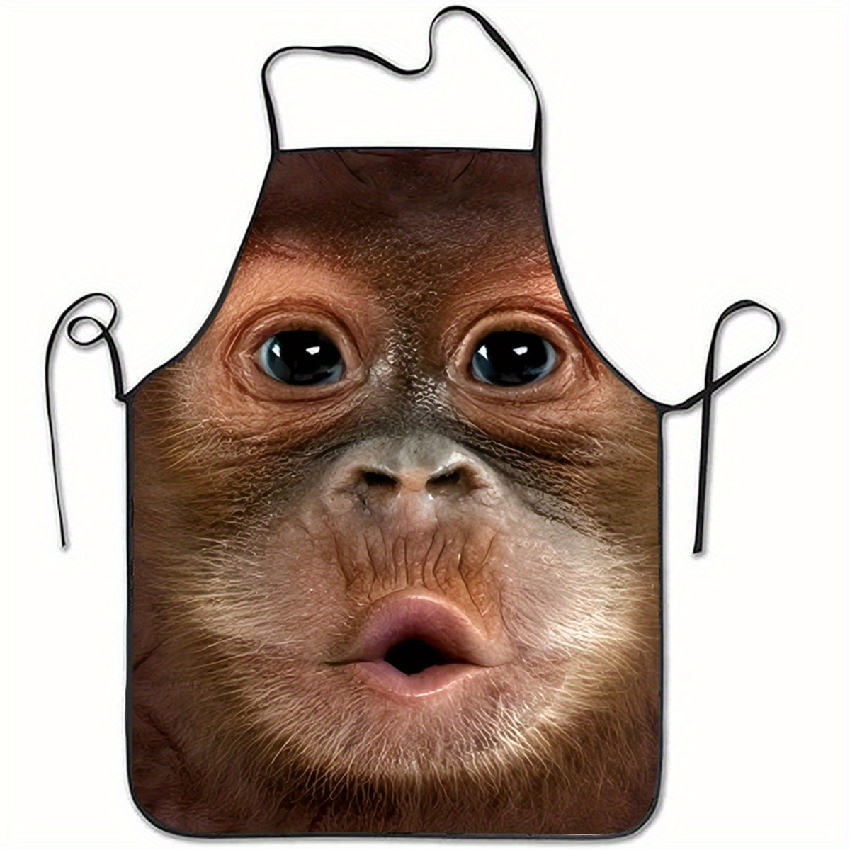 Baking Kitchen Design - Gorilla Cubs Close-Up Face Print Sleeveless