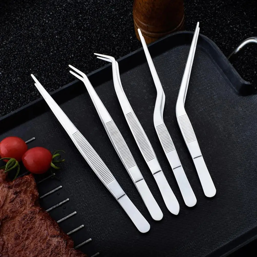 Kitchen Baking Kit - 3/5/6 Pcs Professional Chef Tweezers Set