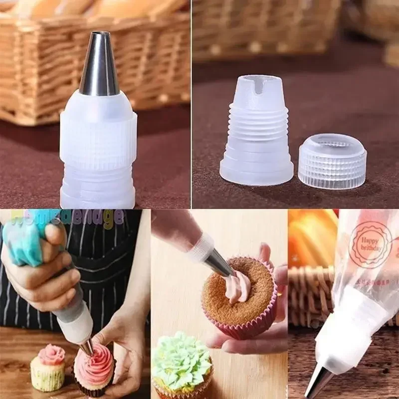 5-20pcs Coupler Adaptor Icing  - Decorating Tip Set 评论和价格