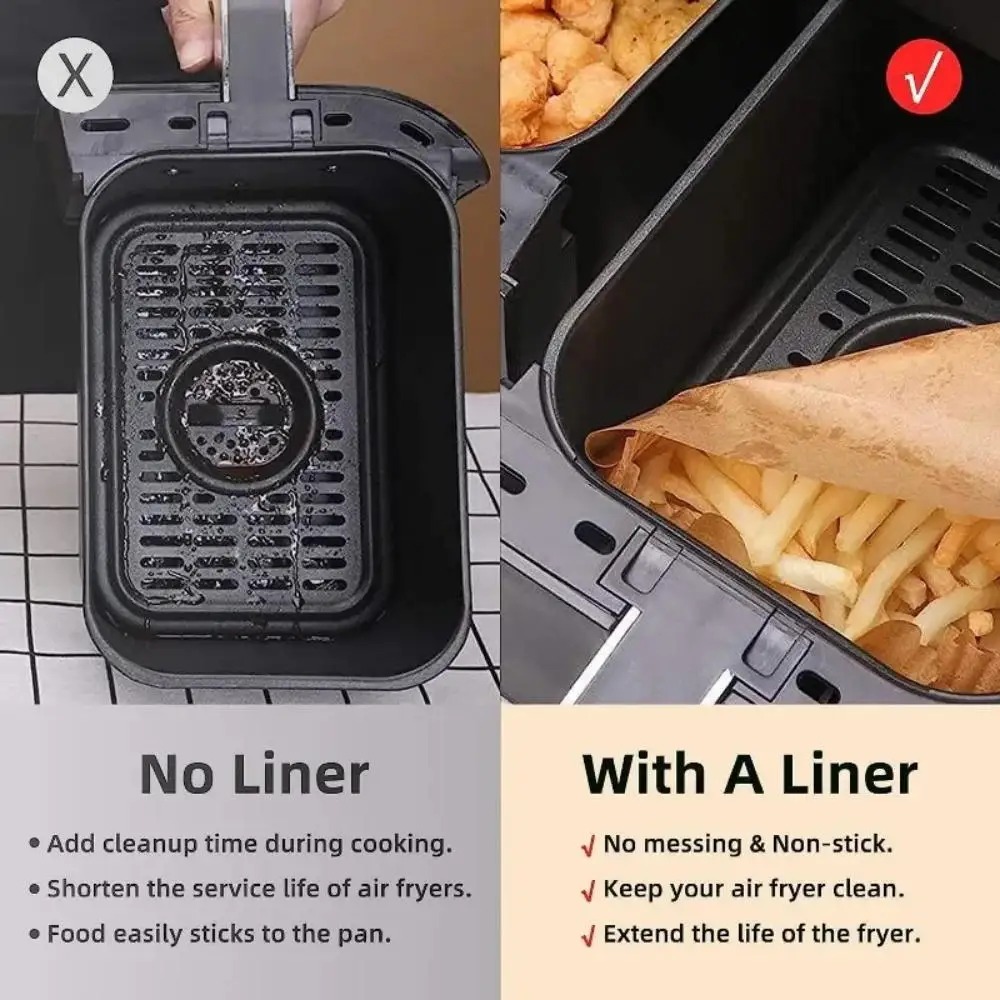 50/100pcs Disposable Air Fryer - Kitchen Baking Store 评论和价格
