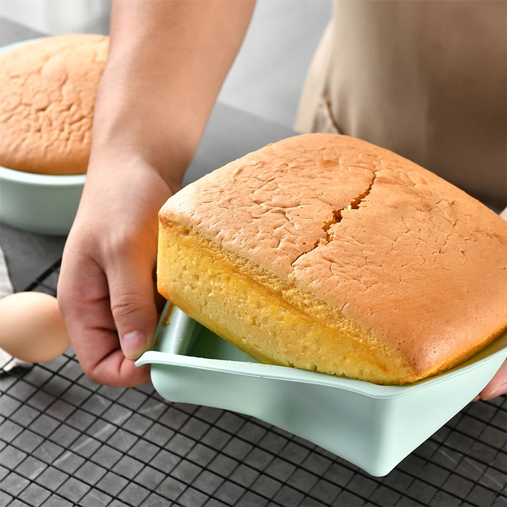 1/4Pcs Silicone Square Cake Mo - Kitchen Baking Store 评论和价格
