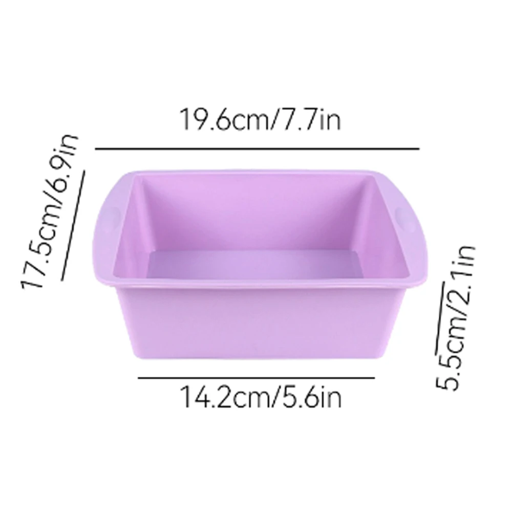 1/4Pcs Silicone Square Cake Mo - Kitchen Baking Store 评论和价格