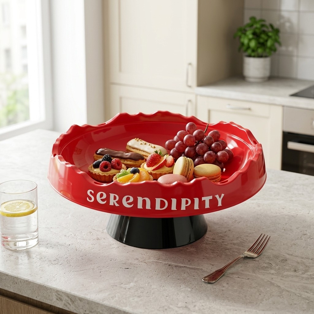 Wavy Plastic Cake Stand Detach - Cake Board Round 评论和价格