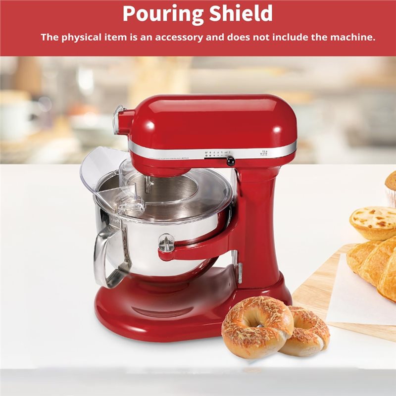 BABZ Clear for Splash Guard wi - Kitchenaid Baking Bowl 评论和价格
