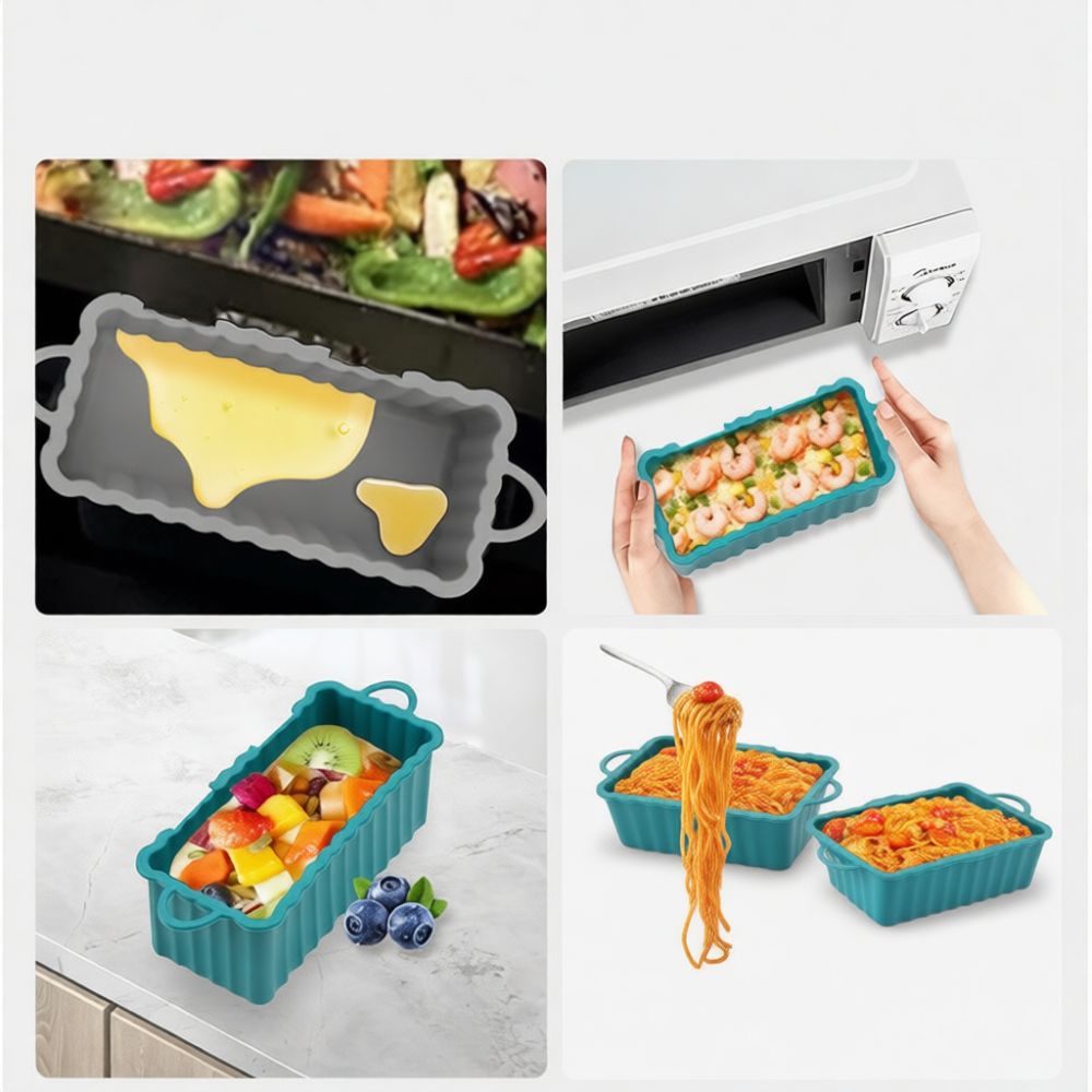 Silicone Toast Bread Mold Rect - Kitchen Essentials Baking Tray 评论和价格