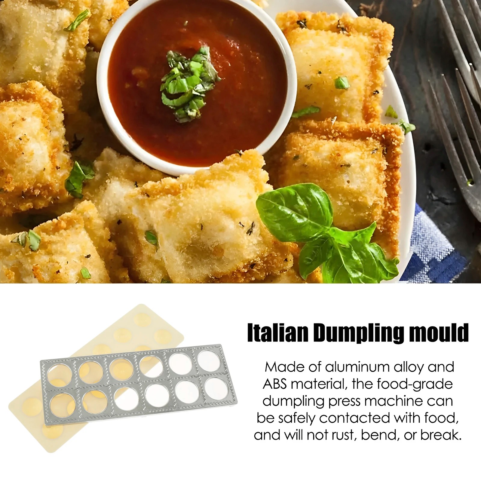 Dumpling Mold 12 Holes Ravioli - Kitchen Baking Store 评论和价格