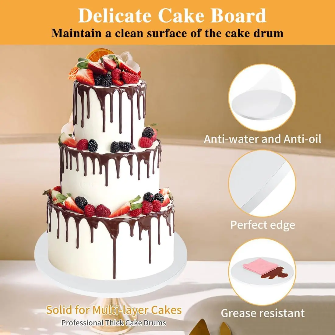 10PCS 6/8/10/12 Inch Round Cak - Cake Board Round 评论和价格
