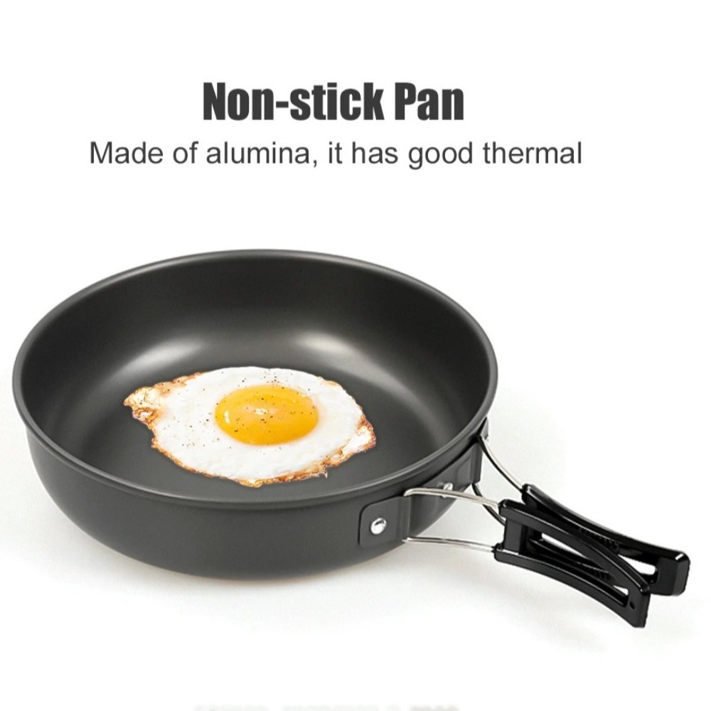 Non-stick Camping Frying Pan w - Kitchen Baking Pan Set 评论和价格