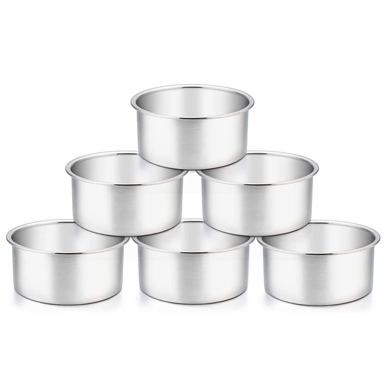 6/12Pcs Aluminum Mini Cake Pan - Kitchen Baking Pan Set 评论和价格