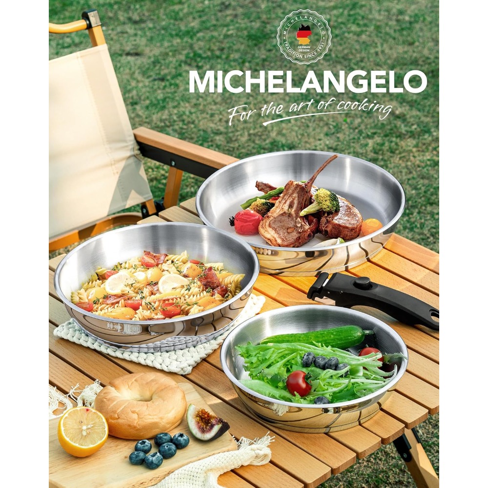 MICHELANGELO Stainless Steel F - Kitchen Baking Pan Set 评论和价格