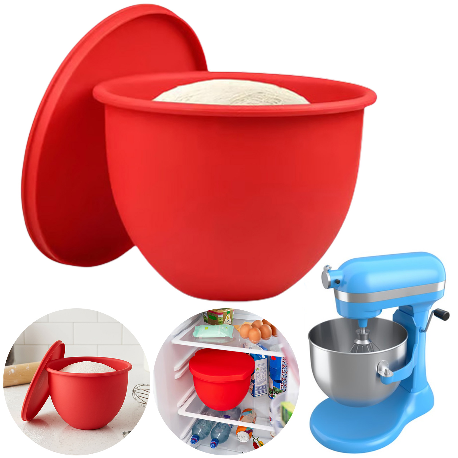 1PC Universal Silicone Pad Lin - Kitchenaid Baking Bowl 评论和价格