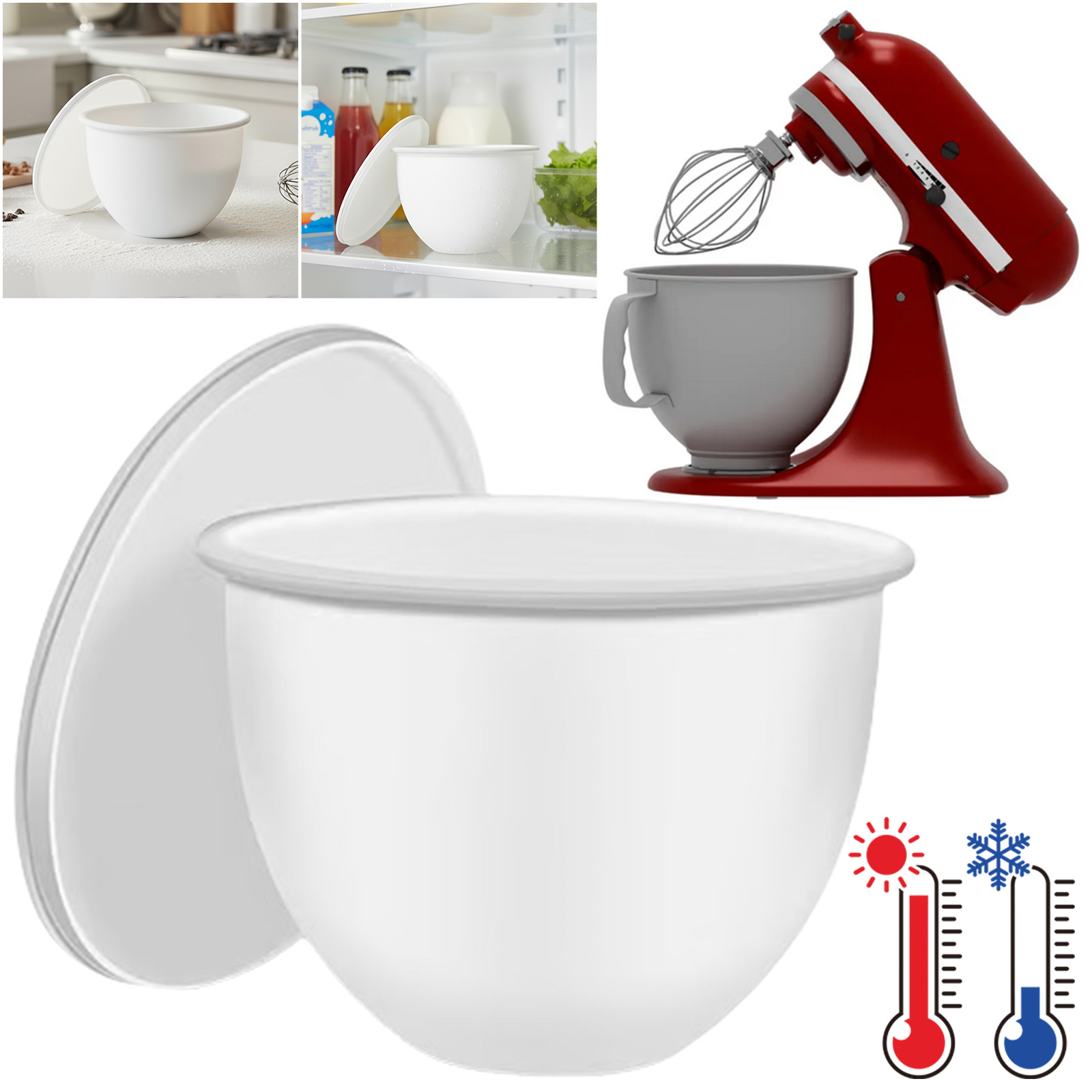1PC Universal Silicone Pad Lin - Kitchenaid Baking Bowl 评论和价格