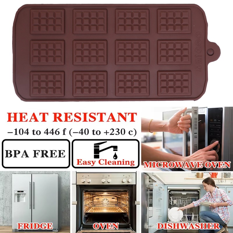 Silicone Chocolate Mold 12 Eve - Kitchen Baking Store 评论和价格