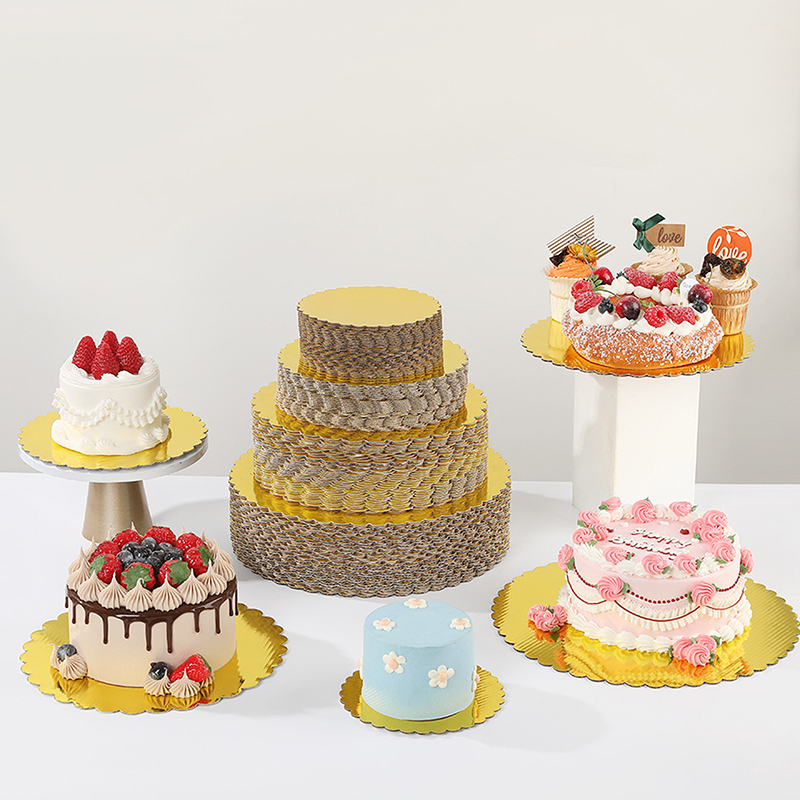 4/5/6/7/8/10 Inch Golden Round - Cake Board Round 评论和价格