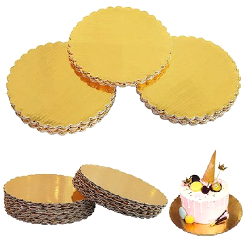 4/5/6/7/8/10 Inch Golden Round - Cake Board Round 评论和价格