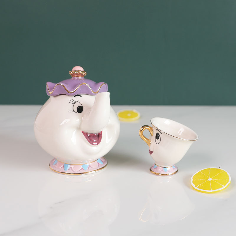 Hot Teapot Cartoon Beauty And  - Kitchen Baking Pan Set 评论和价格
