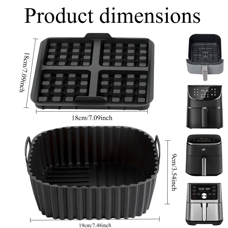 Baking Kit - Square Air Fryer  - Kitchen Baking Kit 评论和价格