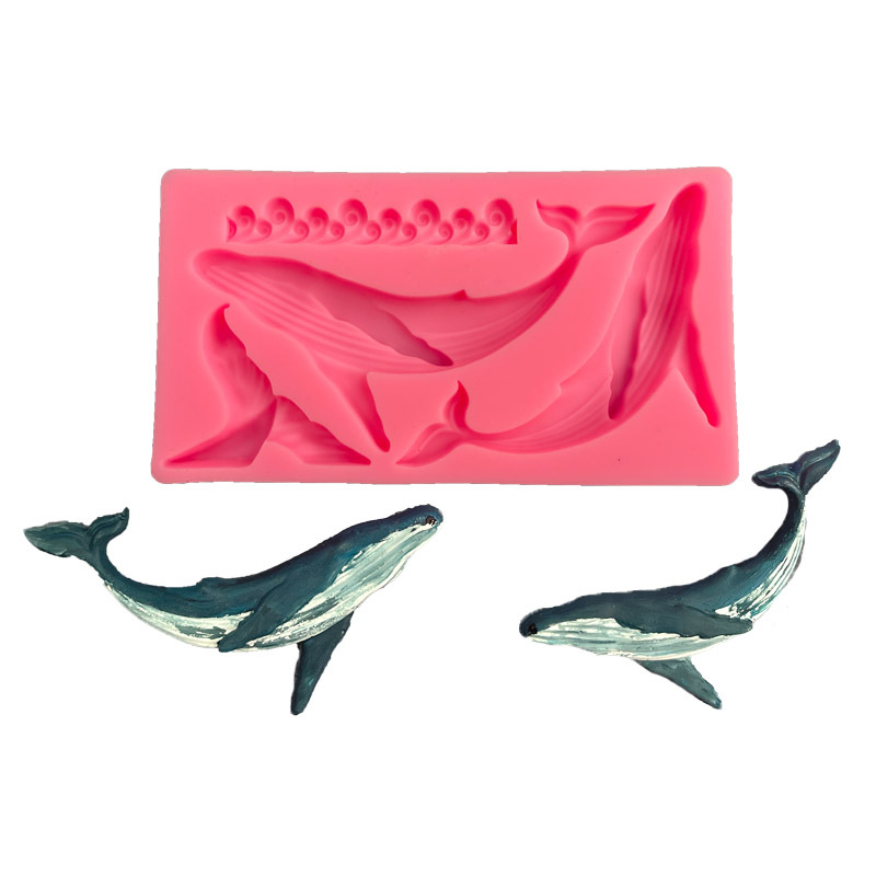 DIY Whale Silicone Mold Ocean  - Kitchen Baking Store 评论和价格