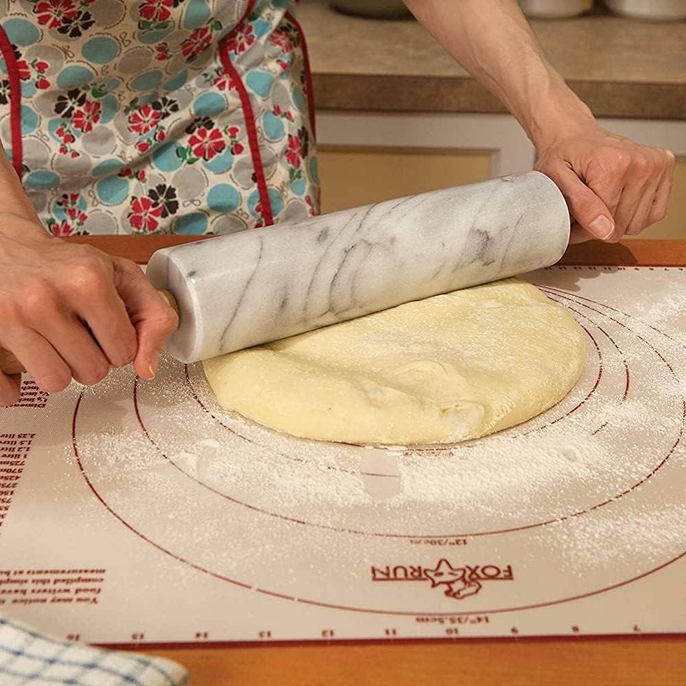 10-Inch White Marble Rolling P - Rolling Pin Marble 评论和价格