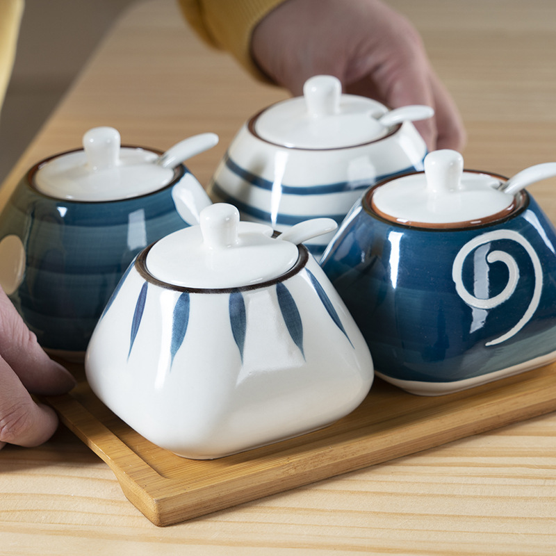 Seasoning bottle pot ceramic C - Kitchen Baking Pan Set 评论和价格