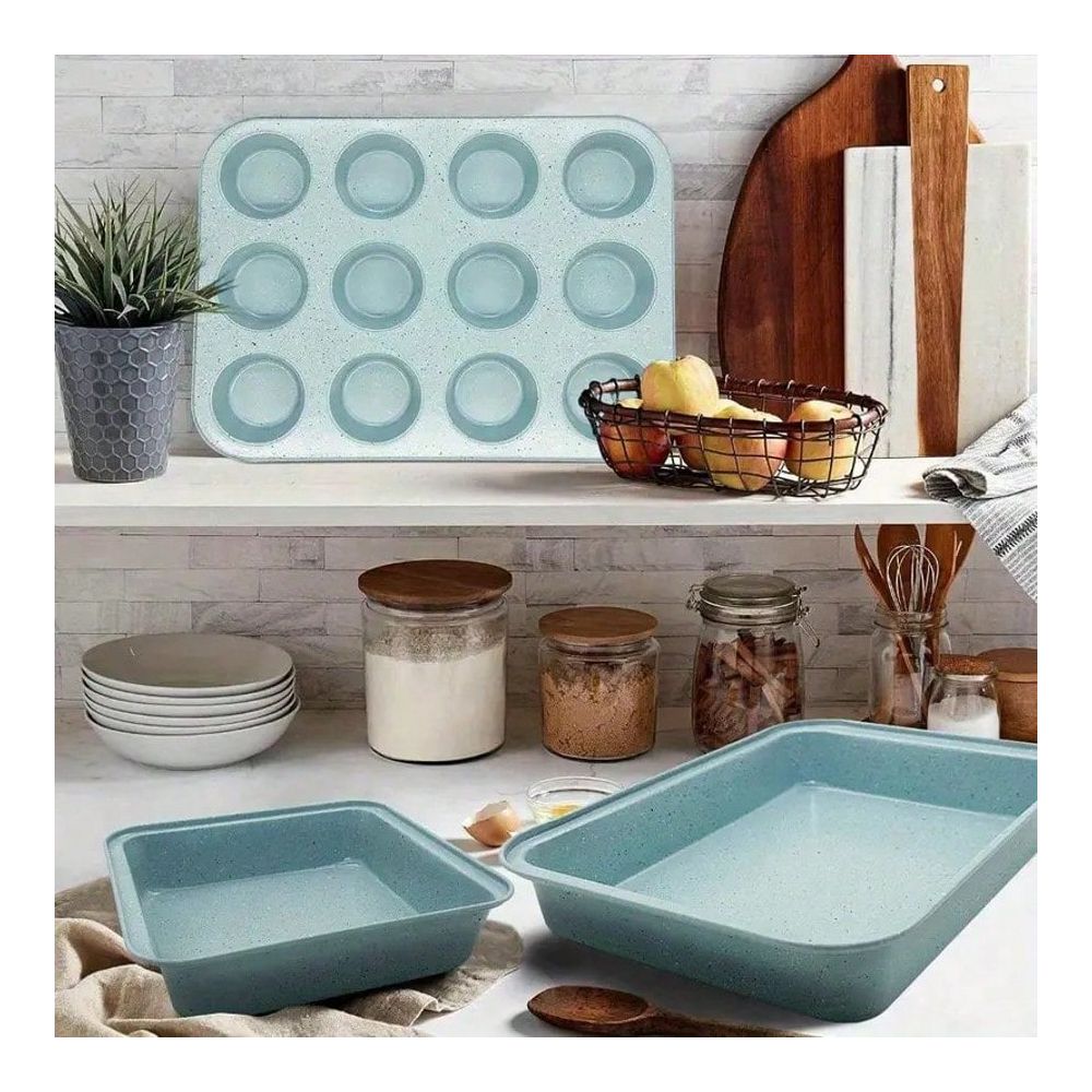10 Piece Bakeware Set, NonStic - Kitchen Baking Pan Set 评论和价格