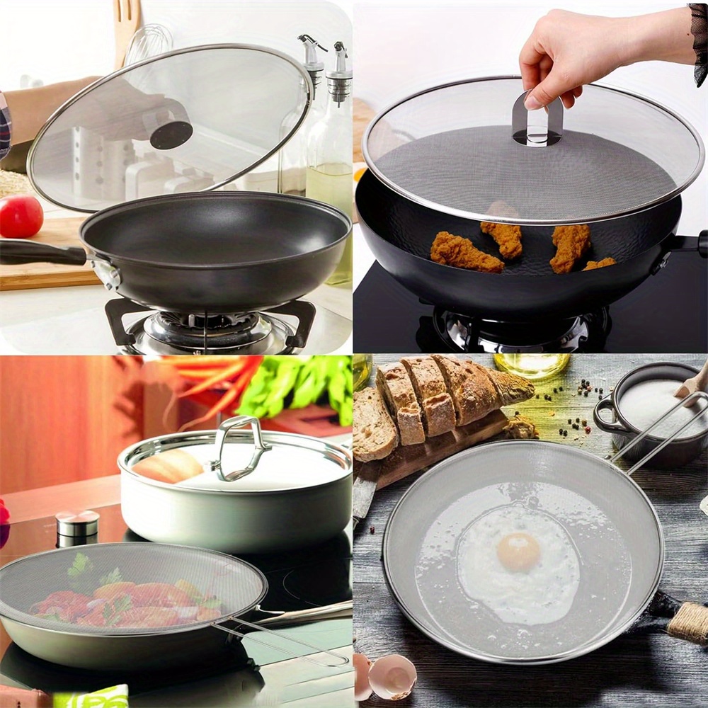 3pcs/pack Splatter Screen for  - Kitchen Baking Pan Set 评论和价格