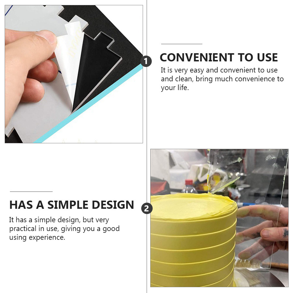 6Pcs Cake Scraper Kit Home Bak - Kitchen Baking Kit 评论和价格
