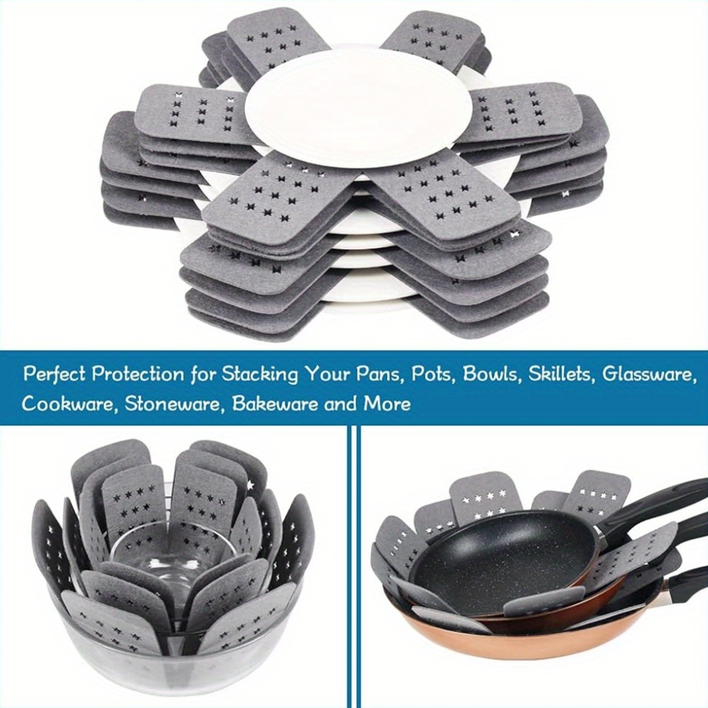 12pcs Pan Pot Protectors Set L - Kitchen Baking Pan Set 评论和价格
