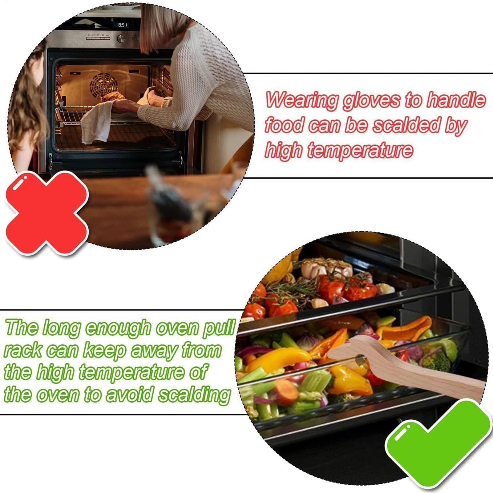 Oven Rack Puller Tool Wooden L - Cool Kitchen Baking Gadgets 评论和价格