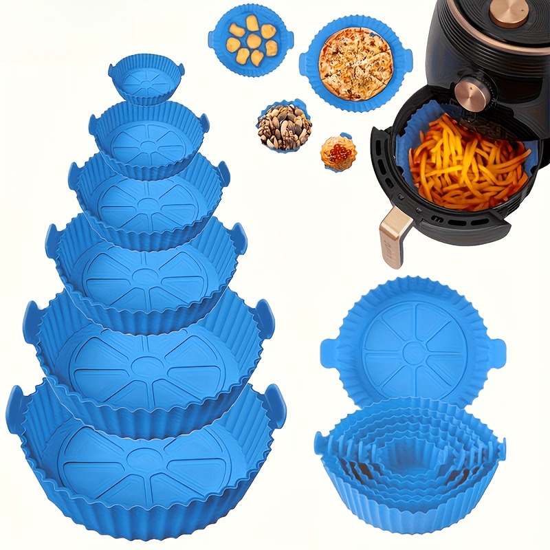 6-Piece Silicone Air Fryer Ove - Kitchen Essentials Baking Tray 评论和价格